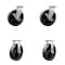 Service Caster 4465L1 FG4465L10000 Rubbermaid Locking Replacement Caster Kit, 4PK RUB-SCC-30CS820-GFNR-TLB-2-R-2 - alternate 1